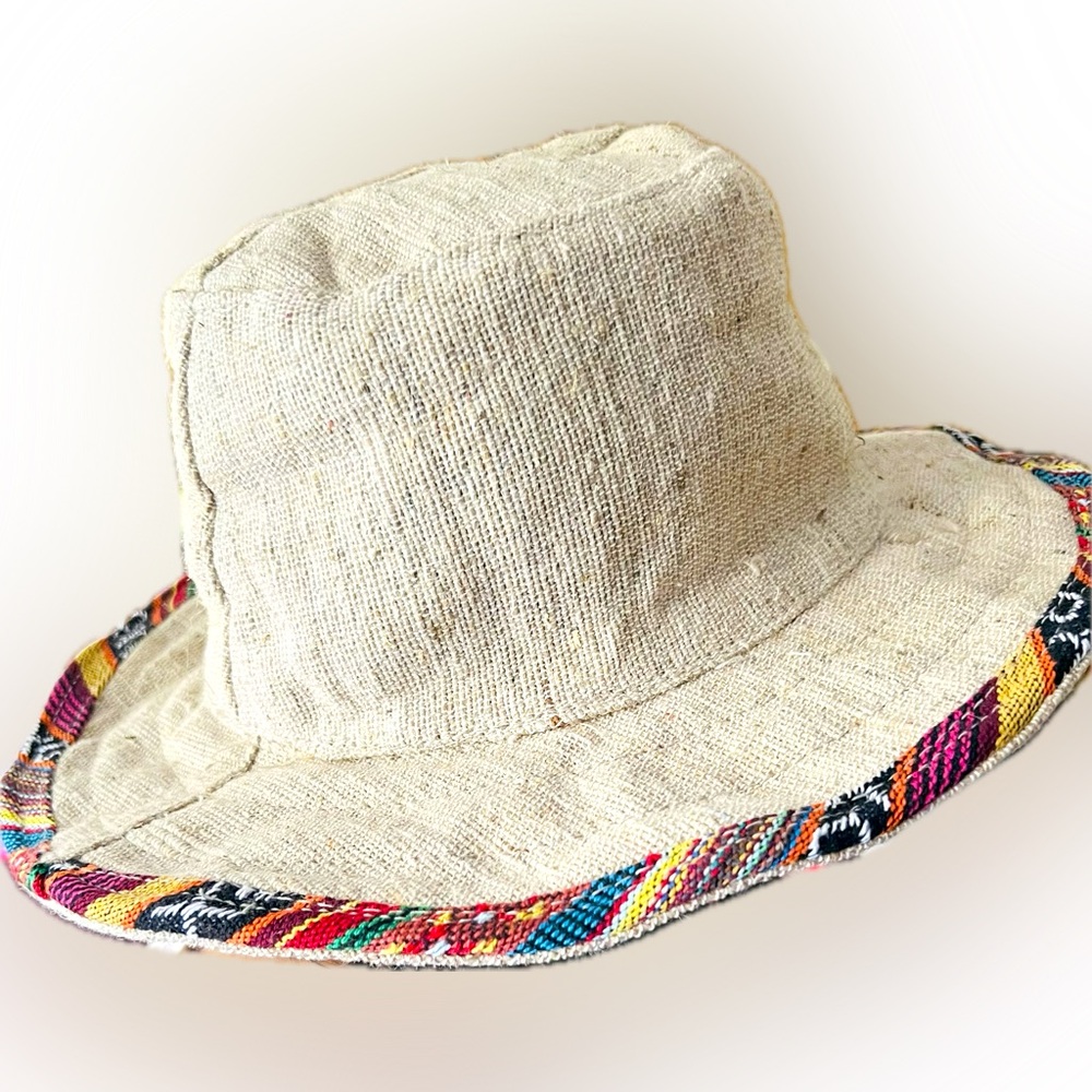 Pure Himalayan Hemp Hat with 100% Cotton Lining Made in Nepal(Unisex)
